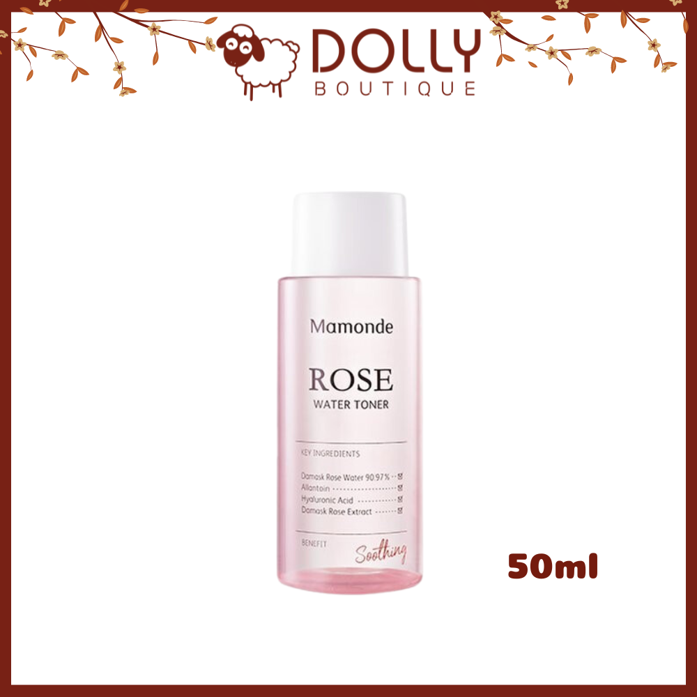 Nước Hoa Hồng Dưỡng Ẩm Mamonde Rose Water Toner - 50ml