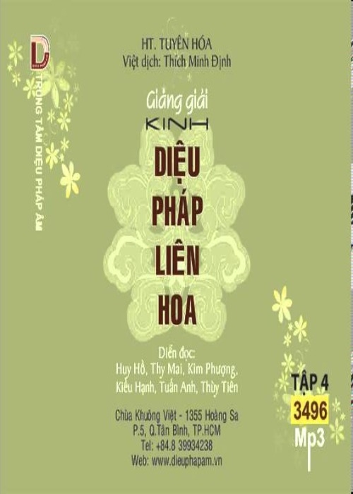 Kinh diệu pháp liên hoa tập 4