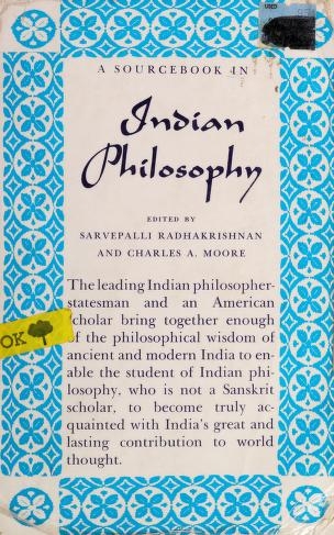 A Sourcebook Indian Philosophy