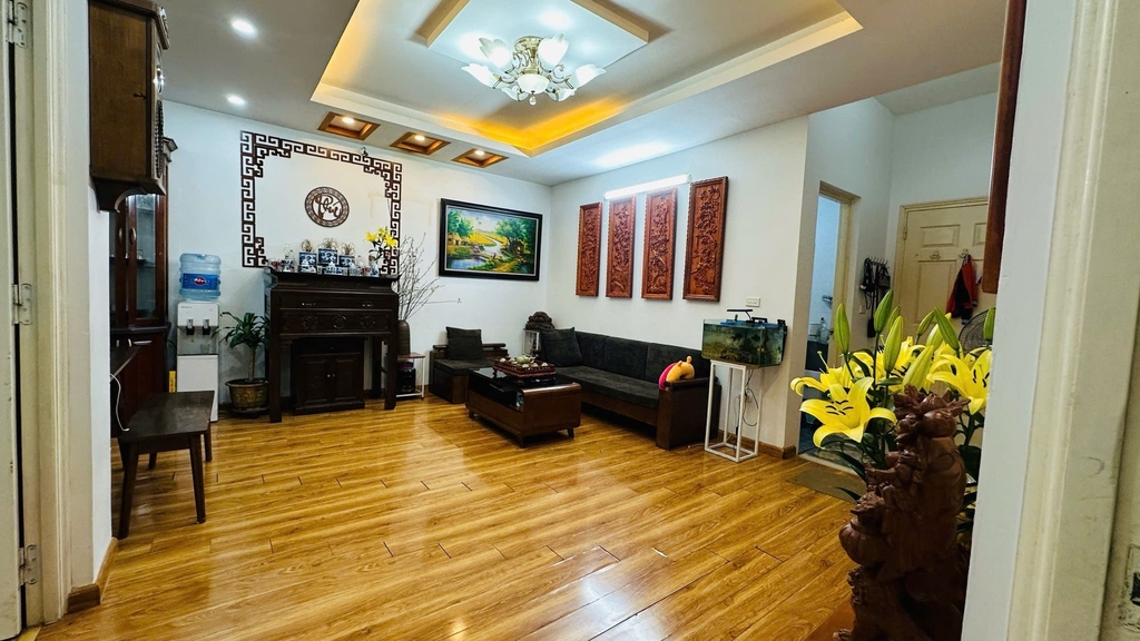 CĂN HỘ 2 NGỦ BẮC HÀ TỐ HỮU - 85M² TẦNG 7 - FULL NỘI THẤT GỖ AN CƯỜNG - CÓ SLOT Ô TÔ - 6.5 TỶ