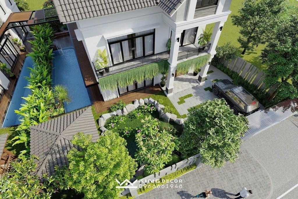 BIỆT THỰ ĐƠN LẬP XANH VILLAS - 658M2 - MẶT TIỀN 22M - 3 TẦNG CÓ HẦM - GIÁ 43 TỶ