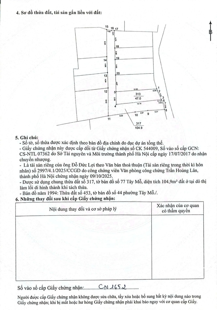 【ĐẦU TƯ TƯƠNG LAI】TOÀ CCMN 7 TẦNG THANG MÁY ĐANG XÂY - CĂN GÓC - TÂY MỖ - 47M2 - 13.5 TỶ