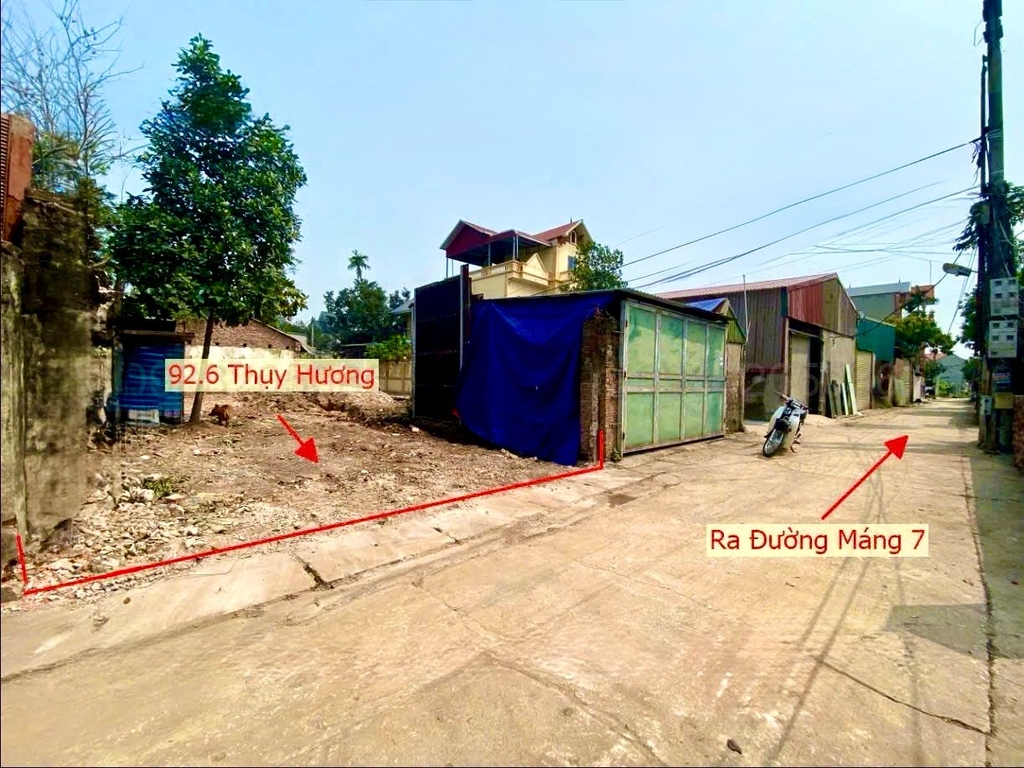 ĐẤT VÀNG TRUNG TÂM THỊ TRẤN CHÚC SƠN - 93M² - SỔ ĐỎ VUÔNG A4 - VỊ TRÍ ĐẦU TƯ & KINH DOANH VÔ ĐỐI - 5.35 TỶ