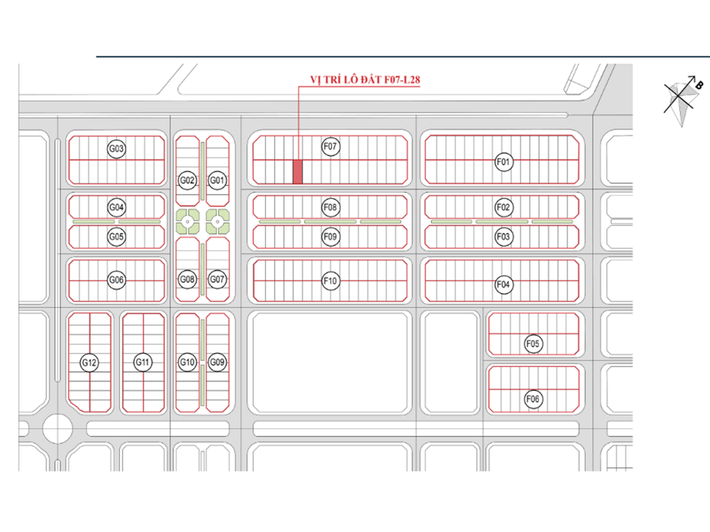 DỰ ÁN BIỆT THỰ KHU AN QUÝ LÔ ĐẤT: F07-L28