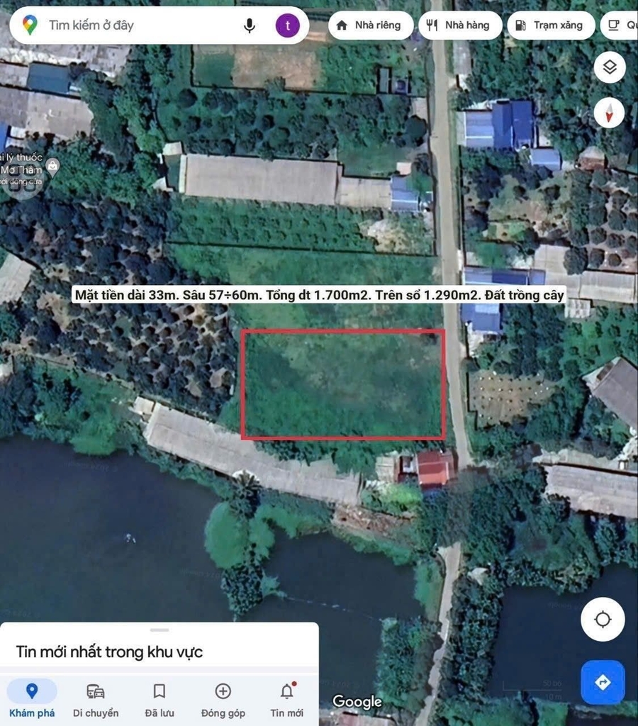 BÁN ĐẤT TRỒNG CÂY 1.290M² - THÔN ĐỐI, XÃ THANH BÌNH, CHƯƠNG MỸ - SỔ ĐỎ RIÊNG - SÁT KHU CÔNG NGHIỆP - 4 TỶ