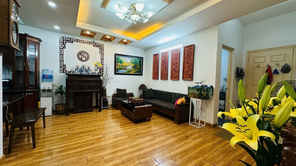 CĂN HỘ 2 NGỦ BẮC HÀ TỐ HỮU - 85M² TẦNG 7 - FULL NỘI THẤT GỖ AN CƯỜNG - CÓ SLOT Ô TÔ - 6.5 TỶ