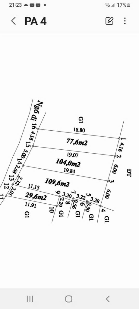 ĐẤT THỔ CƯ 104M² ĐẠI MỖ - NAM TỪ LIÊM - VỊ TRÍ ĐẸP - SỔ RIÊNG - GIÁ 2.05 TỶ
