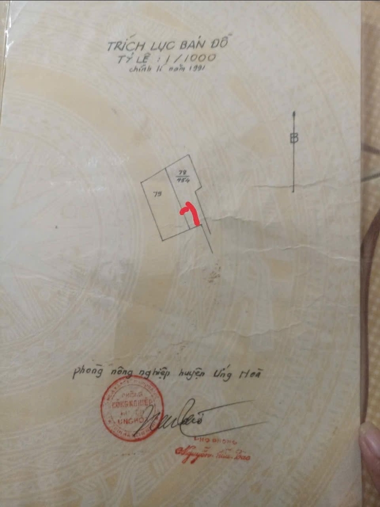 BÁN ĐẤT THỔ CƯ VỊ TRÍ VÀNG - XÃ VŨ NGOẠI, ỨNG HÒA - 100M2 - GIÁ 6 TỶ