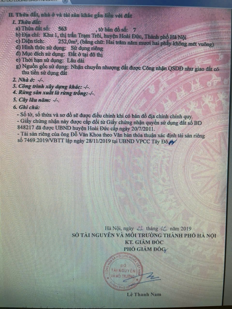 Bán nhà đẹp Trạm trôi Hoà đức Hà nội