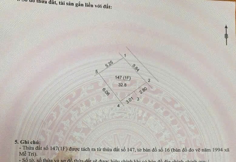 BÁN ĐẤT TẶNG NHÀ ĐỖ ĐỨC DỤC - MỄ TRÌ: VỊ TRÍ CỰC NÔNG - MẶT TIỀN RỘNG 6M - PHÔI XÂY DÒNG TIỀN ĐỈNH CAO - GIÁ 6.9 TỶ
