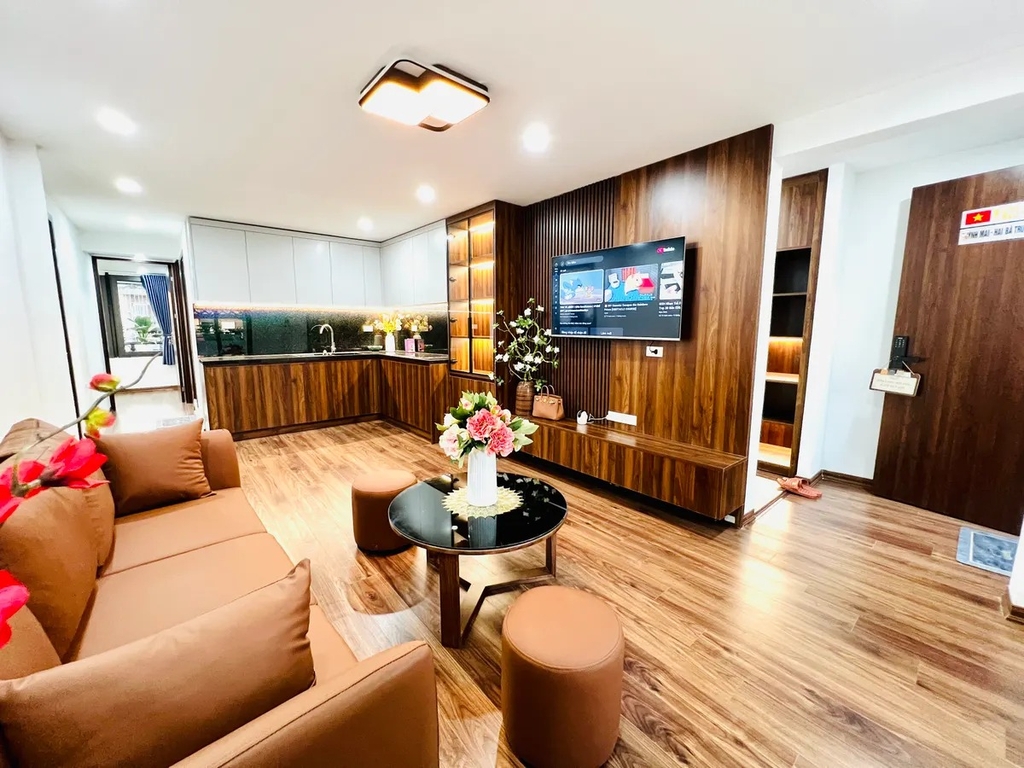 【CĂN HỘ TẬP THỂ CAO CẤP】 Quỳnh Mai, Hai Bà Trưng - 47m² - 3PN - Full Nội Thất - Giá 5.09 Tỷ