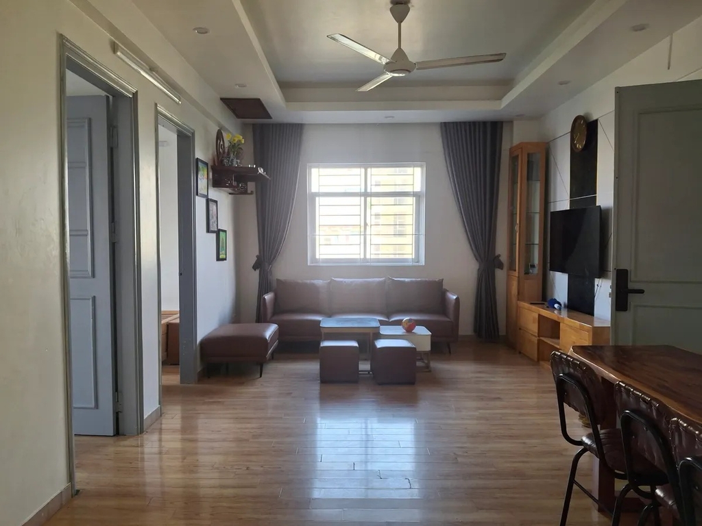 【CĂN HỘ 2 PN LÔ GÓC "CĂN HOA HẬU" - TẦNG 7 ĐẸP - N0 6 PHÁP VÂN】- 58.5m² - Full Nội Thất - Giá 4.4 Tỷ