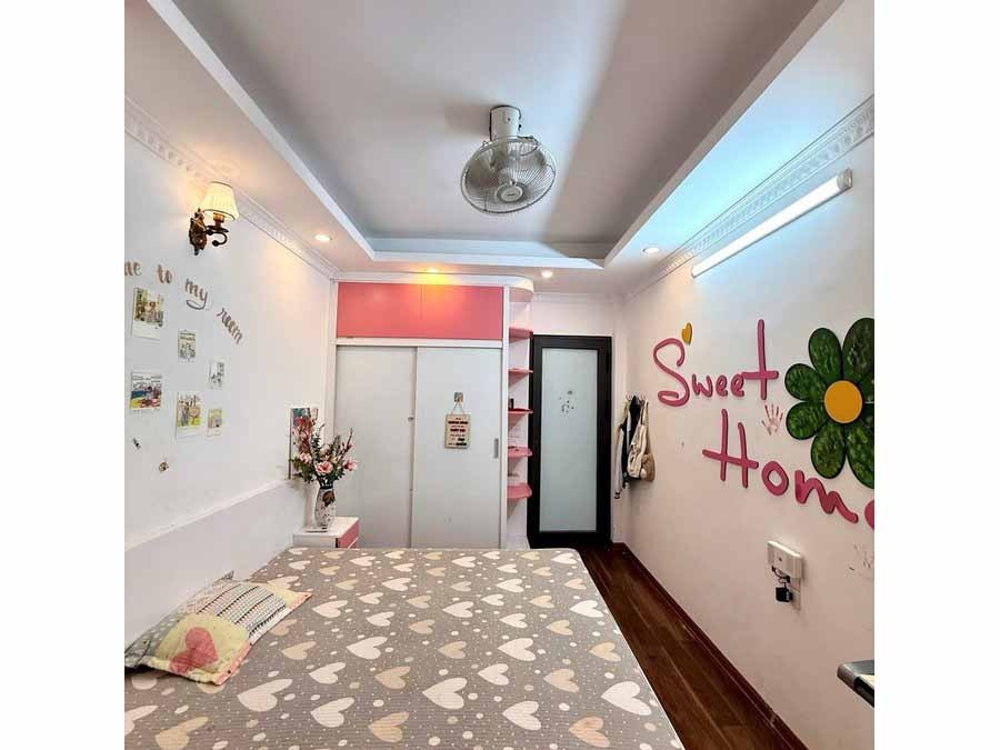 BÁN NHÀ NGÕ GỐC ĐỀ - HOÀNG MAI: 5 TẦNG MỚI KÍNH KOONG - VF3 ĐỖ CỔNG - HAI MẶT THOÁNG - GIÁ 8.35 TỶ