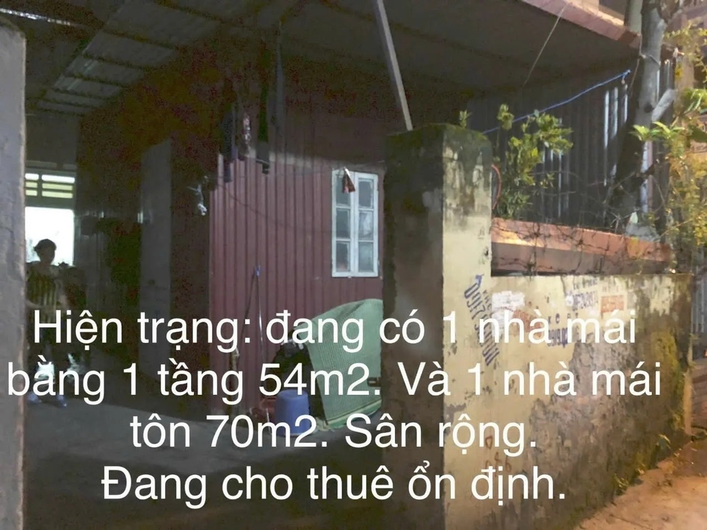 【NHÀ PHỐ 1 TẦNG - NGỌC THỤY】- 100.4m² - MẶT TIỀN 5.4M - CHO THUÊ ỔN ĐỊNH - 12.5 TỶ