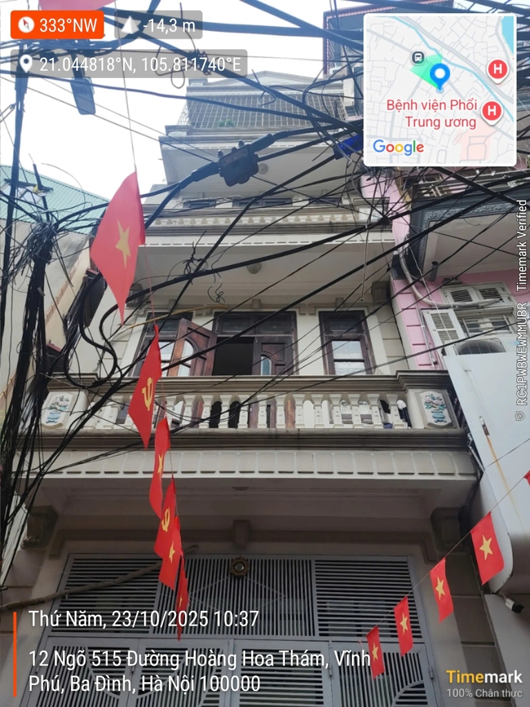 【NHÀ PHỐ LÔ GÓC 4 TẦNG】 Hoàng Hoa Thám, Ba Đình - 31m² - Ngõ Ô Tô Thông - Giá 12.5 Tỷ