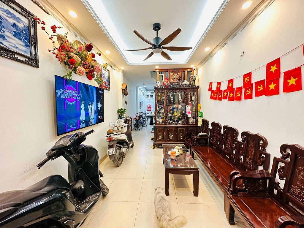 【NHÀ 2 MẶT NGÕ PHÚC XÁ BA ĐÌNH】- 44m² 4 Tầng - Ô tô Đỗ Cửa - Yên Tĩnh - 12.8 Tỷ