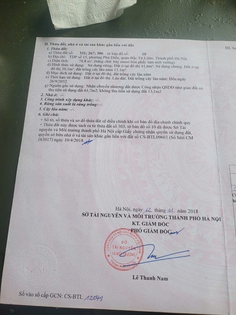 BÁN TÒA NHÀ DÒNG TIỀN PHÚ DIỄN - BẮC TỪ LIÊM: 6 TẦNG THANG MÁY - 10PKK - PCCC CHUẨN CHỈ - GIÁ 11.5 TỶ