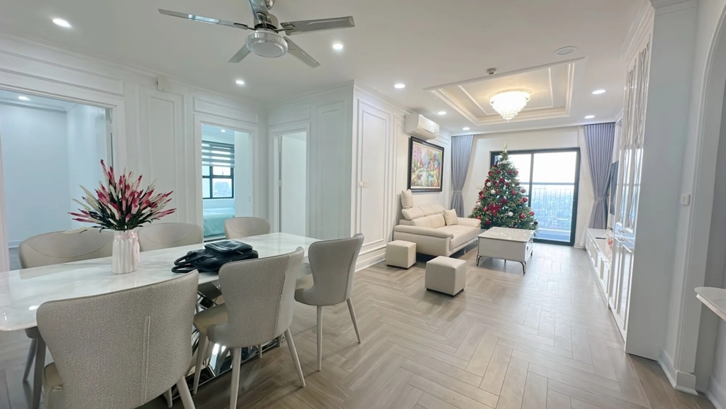 BÁN CĂN HỘ 3PN GOLDMARK CITY - TÒA RUBY 2: DIỆN TÍCH THỰC TẾ 100M² - TẦNG TRUNG VIEW ĐẸP - FULL NỘI THẤT LUXURY