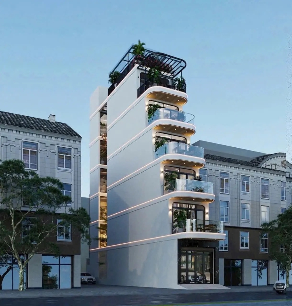 【BIỆT THỰ 7 TẦNG - KIẾN TRÚC "HÀM CÁ MẬP" - VŨ ĐỨC THẬN, LONG BIÊN】- 26.3 TỶ