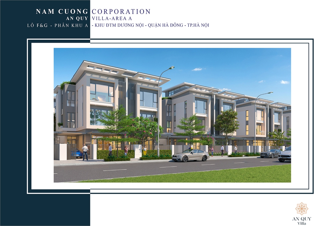 BIỆT THỰ SONG LẬP MẪU SL-6.3 - LÔ F07-L27 - AN QUÝ VILLA