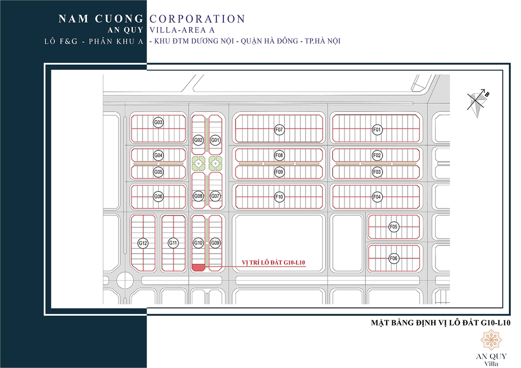BIỆT THỰ SONG LẬP MẪU G5.5 - LÔ G10-L10 - AN QUÝ VILLA, KĐT DƯƠNG NỘI