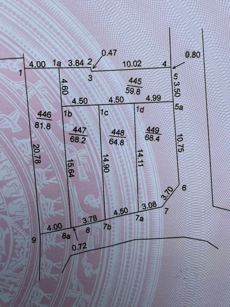 Bán đất Trạch Mỹ Lộc – Phúc Thọ 59,8m², dân cư đông đúc, gần DT82, giá hơn 1 tỷ