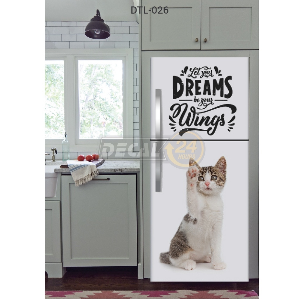 Decal dán tủ lạnh DTL-026