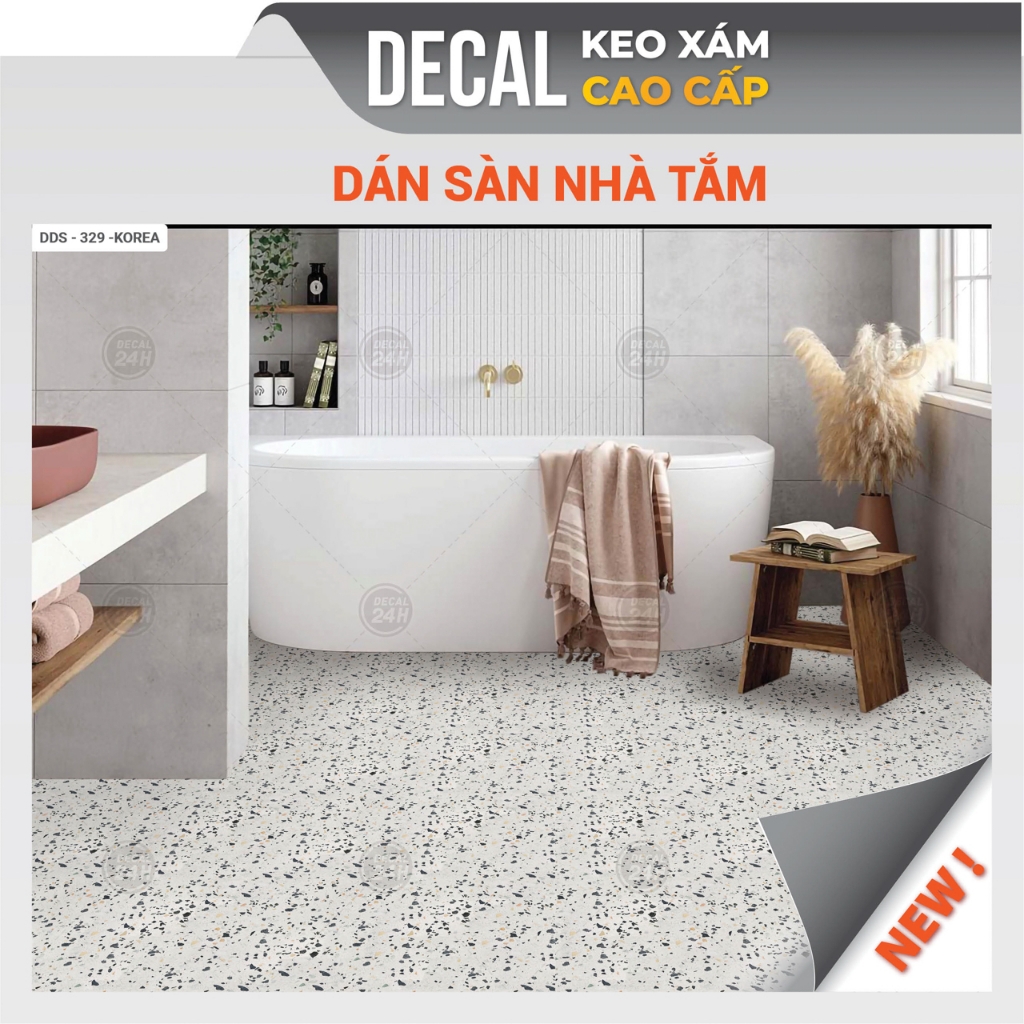 Decal dán sàn nhà tắm DDS-KOREA-329