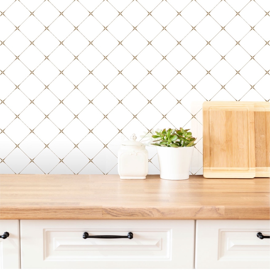 Decal dán bếp Acrylic Keo xám cao cấp DDB-101