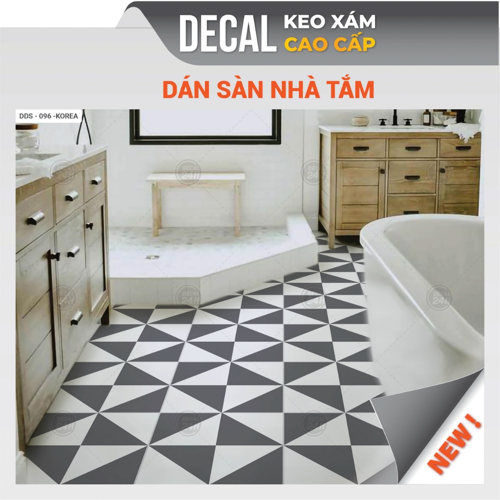 Decal dán sàn nhà tắm DDS-KOREA-096