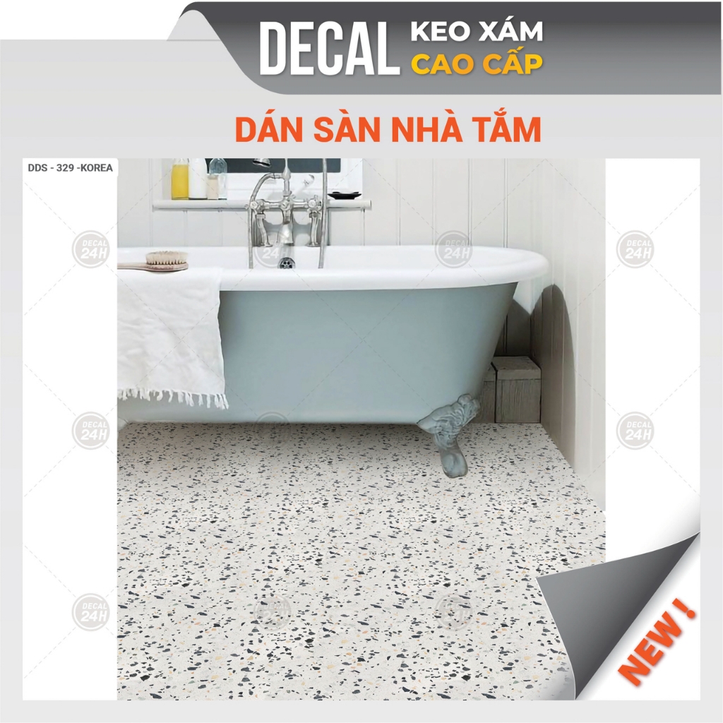 Decal dán sàn nhà tắm DDS-KOREA-329