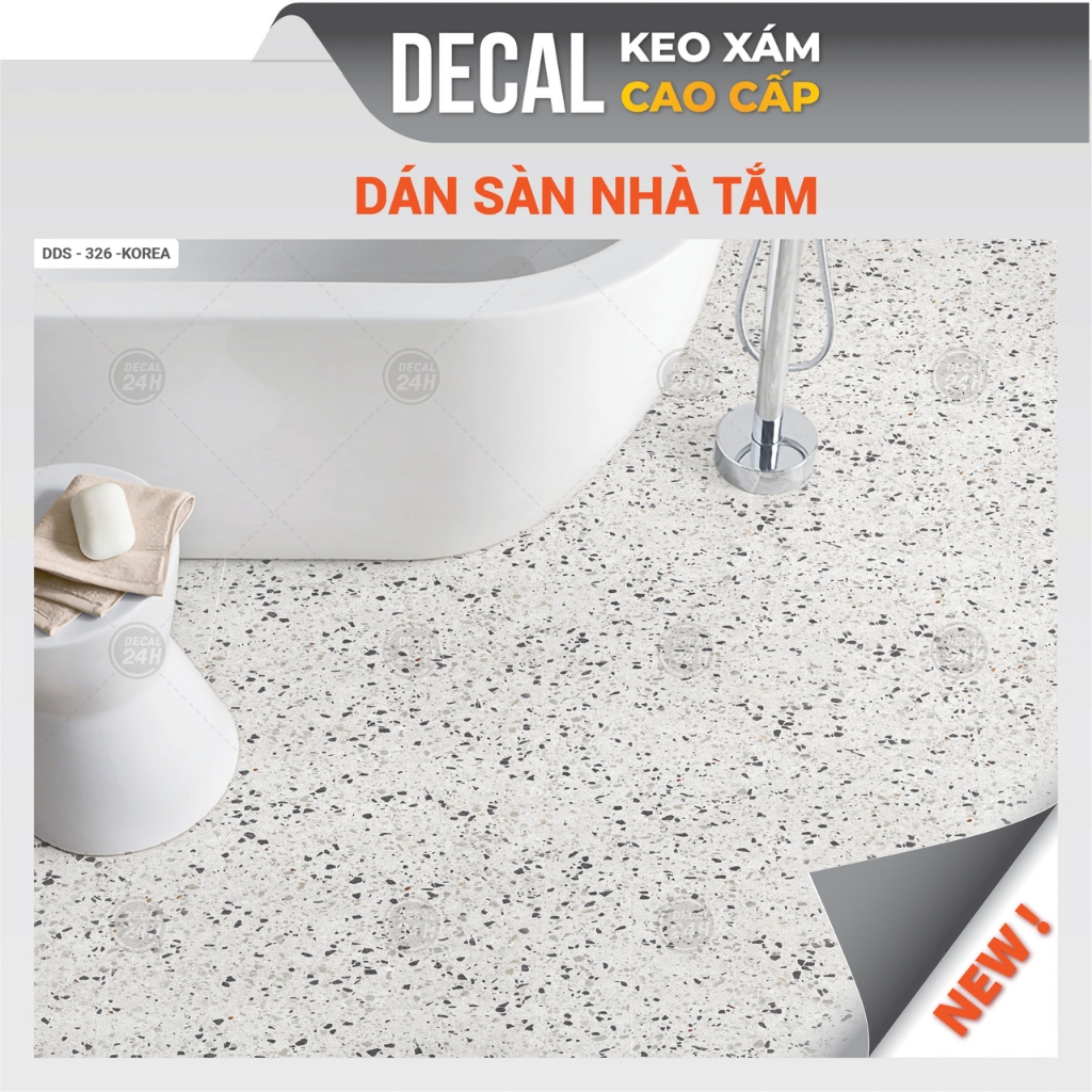 Decal dán sàn nhà tắm DDS-KOREA-326