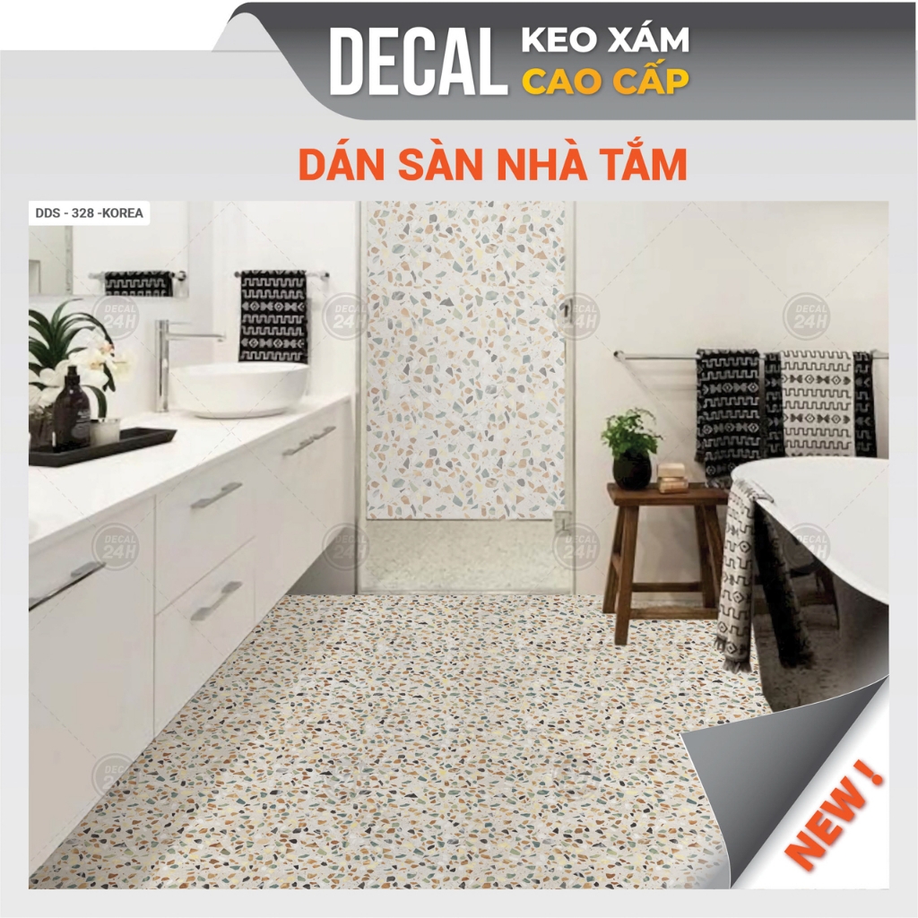 Decal dán sán nhà tắm DDS-KOREA-328