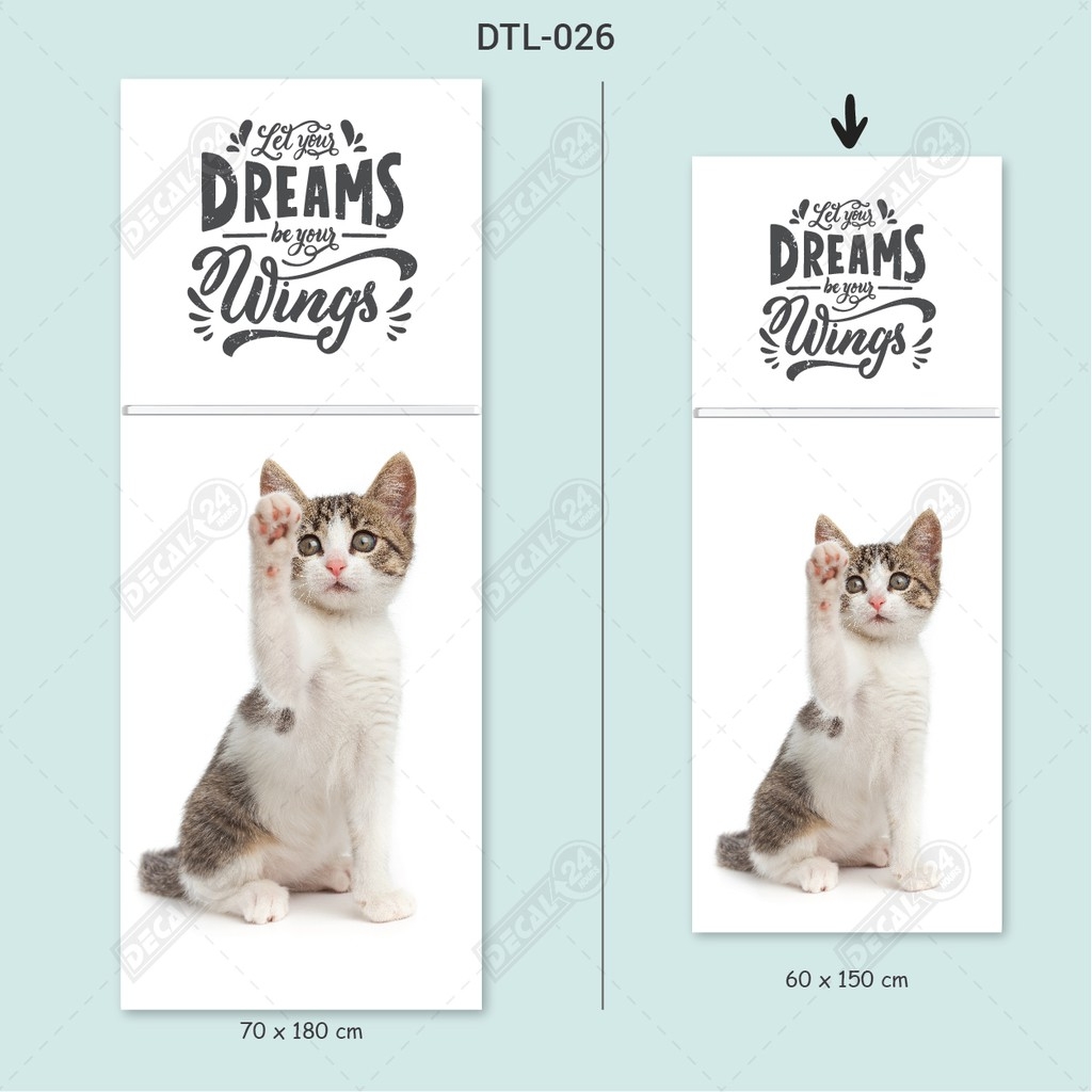 Decal dán tủ lạnh DTL-026
