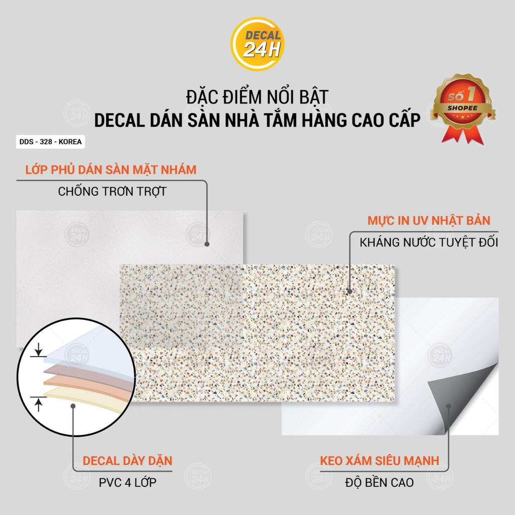 Decal dán sán nhà tắm DDS-KOREA-328