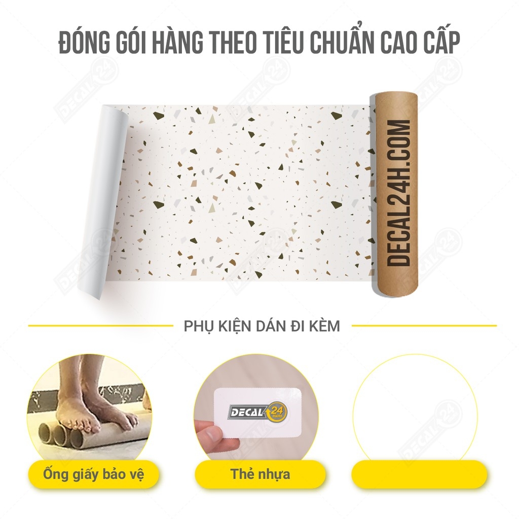 Decal dán bếp Acrylic Keo xám cao cấp DDB-101