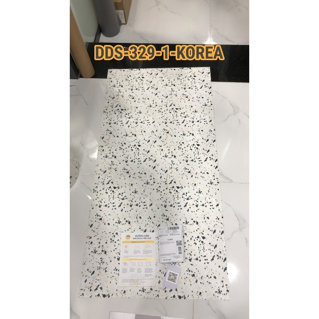 Decal dán sàn nhà tắm DDS-KOREA-329