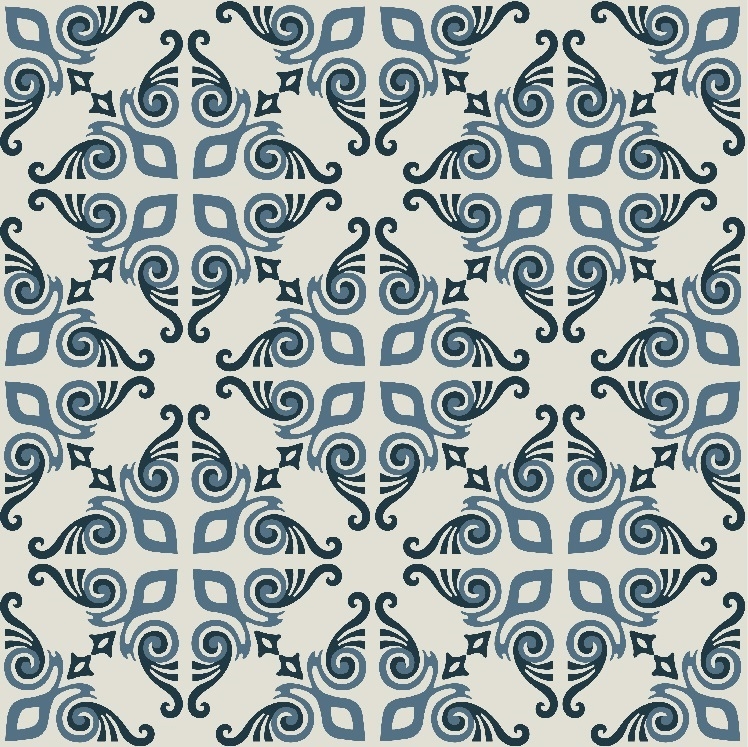 Decal Dán Bếp Họa Tiết Gạch Men Ốp Cổ Điển Hoa Văn Cao Cấp