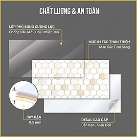 Giấy Dán Bếp Bếp Họa Tiết Hoa Văn Cổ Điển Cao Cấp ( DGB-061-TT )