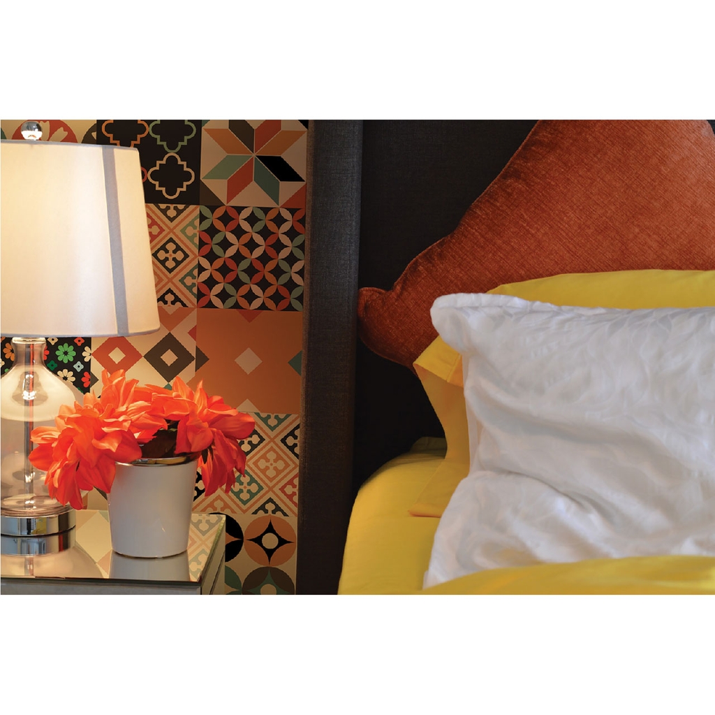 Decal Dán Gạch Bông Cổ Điển Phong Cách Vintage Cao Cấp