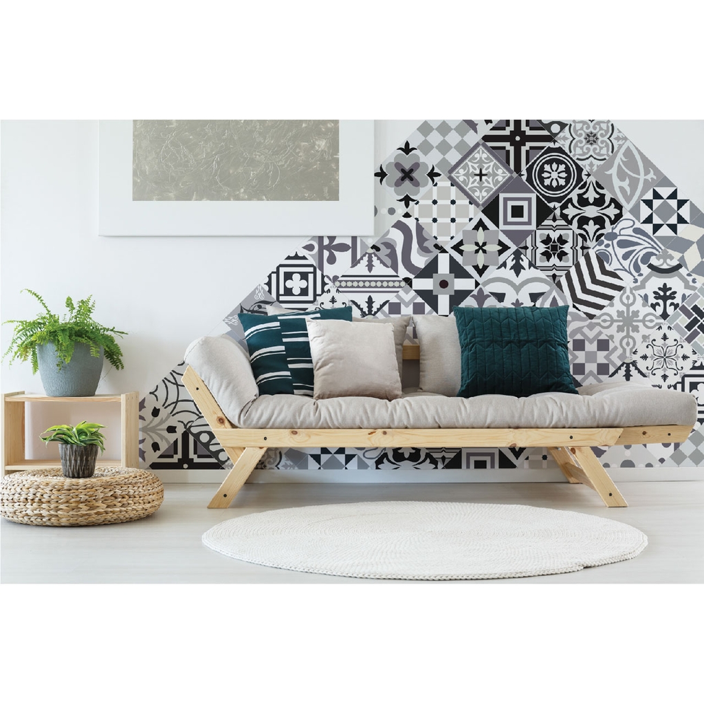 Decal Dán Gạch Bông Retro Cao Cấp