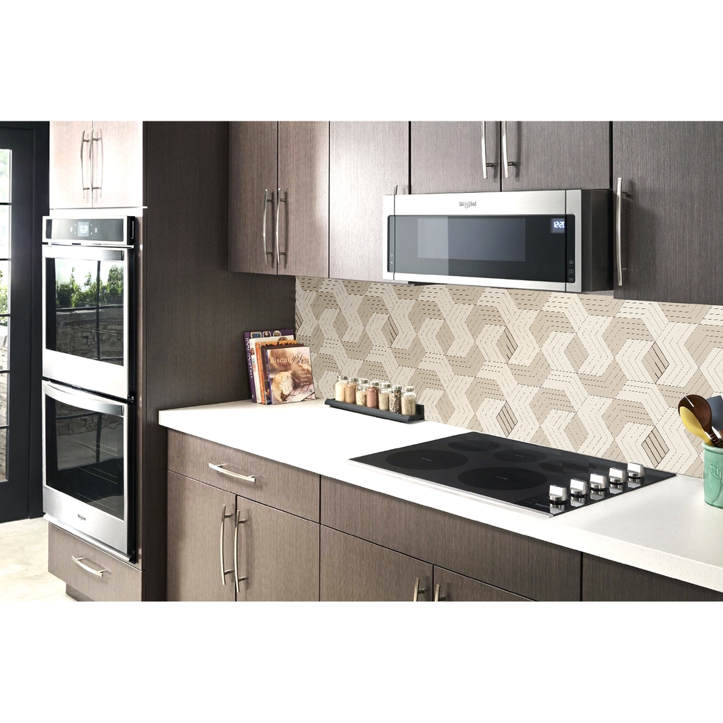 Decal Dán Bếp Họa Tiết Gạch Mosaic Xương Cá Cao Cấp