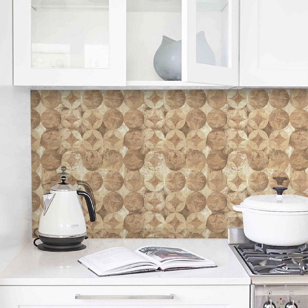 Decal Dán Bếp Họa Tiết Gỗ Cắt Cao Cấp