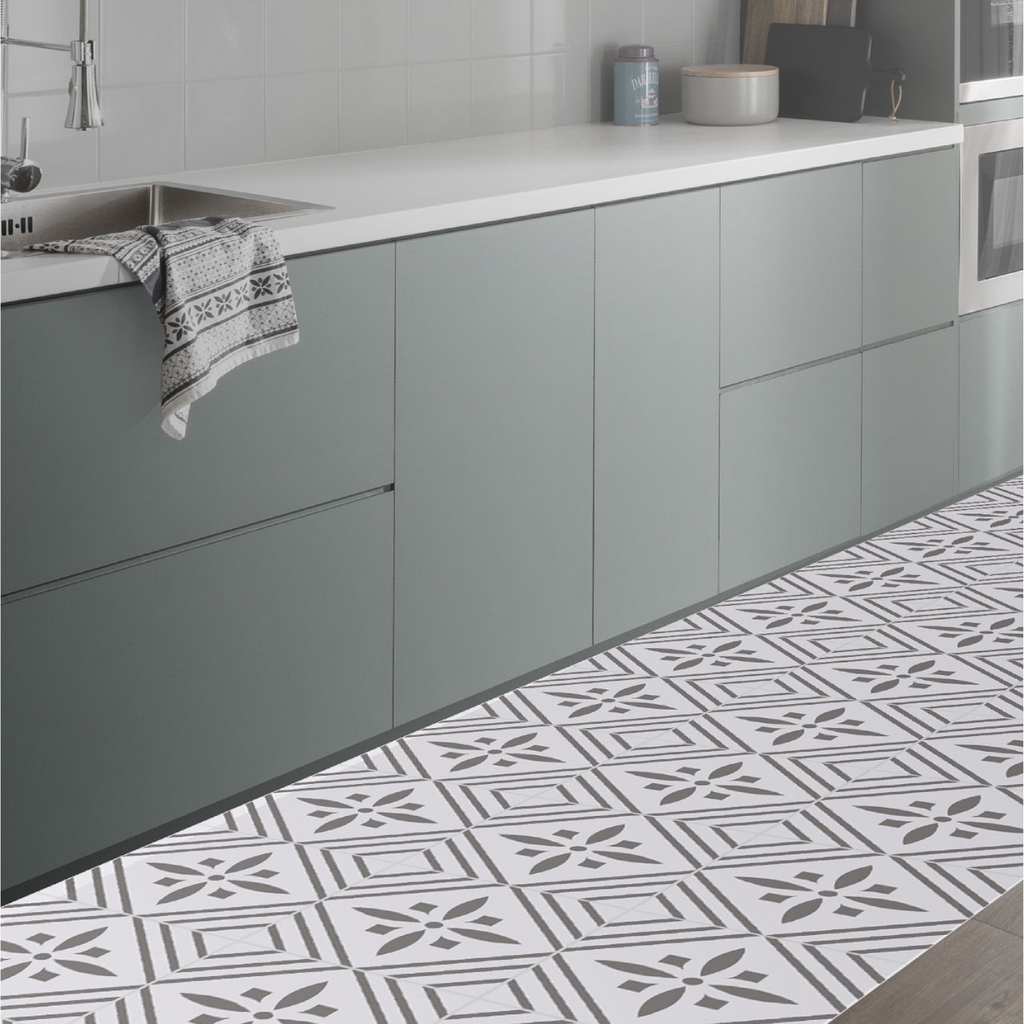 Decal Dán Sàn Nhà Họa Tiết Cổ Điển Cao Cấp