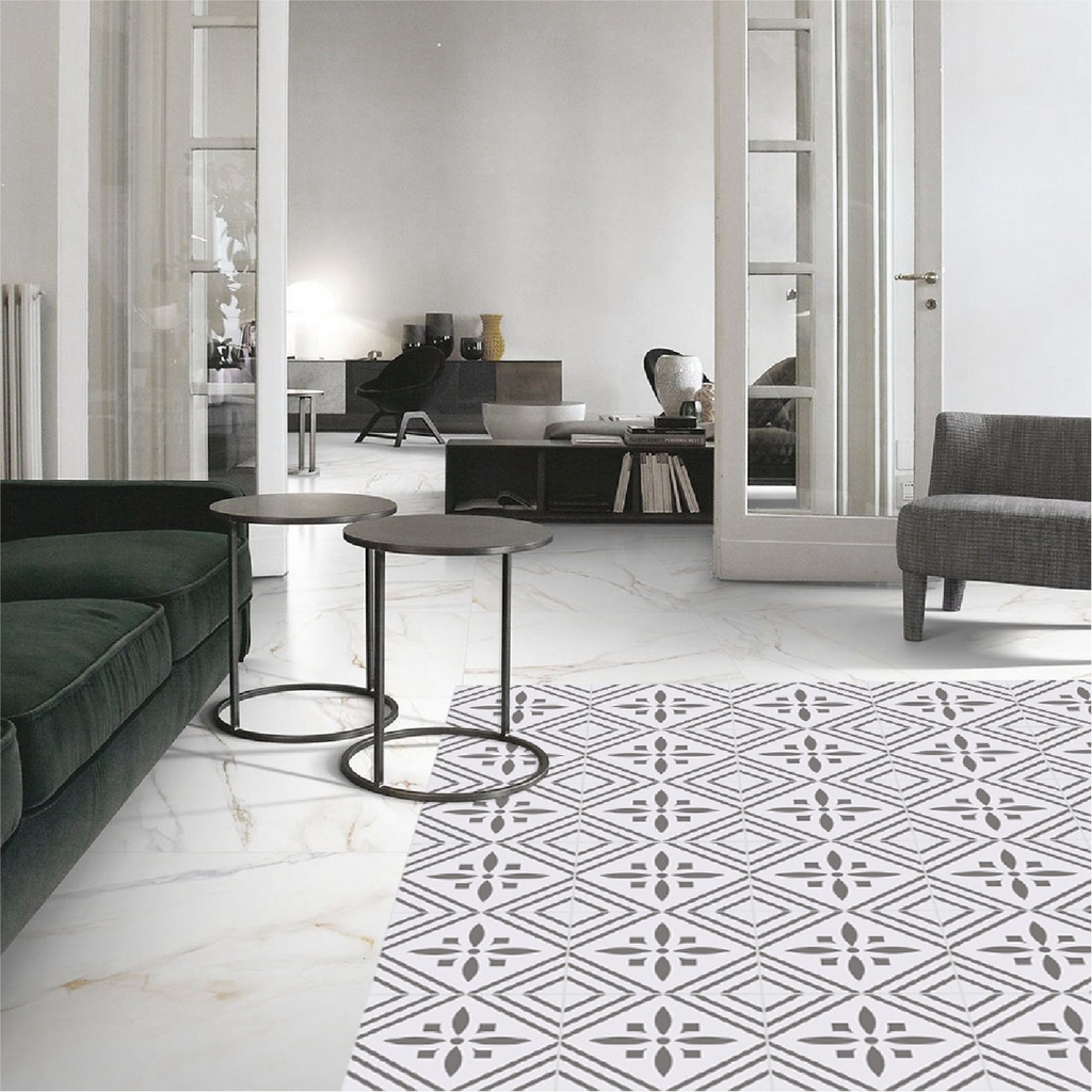 Decal Dán Sàn Nhà Họa Tiết Cổ Điển Cao Cấp