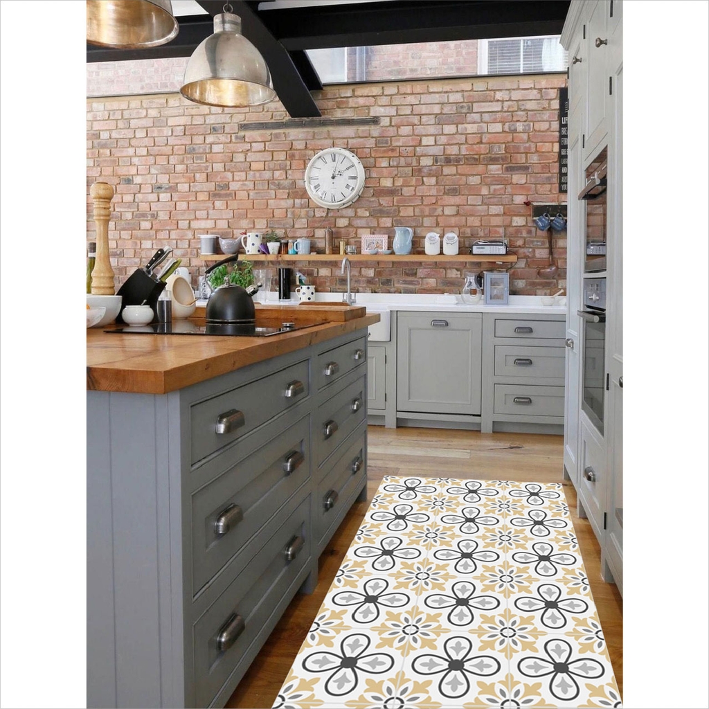 Decal Dán Sàn Nhà Họa Tiết Cổ Điển Cao Cấp