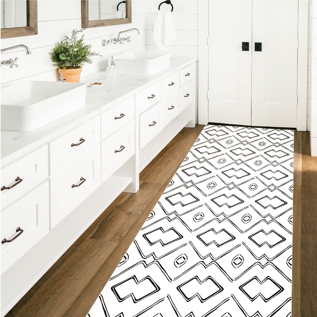 Decal Dán Sàn Nhà Họa Tiết Đơn Giản Cao Cấp