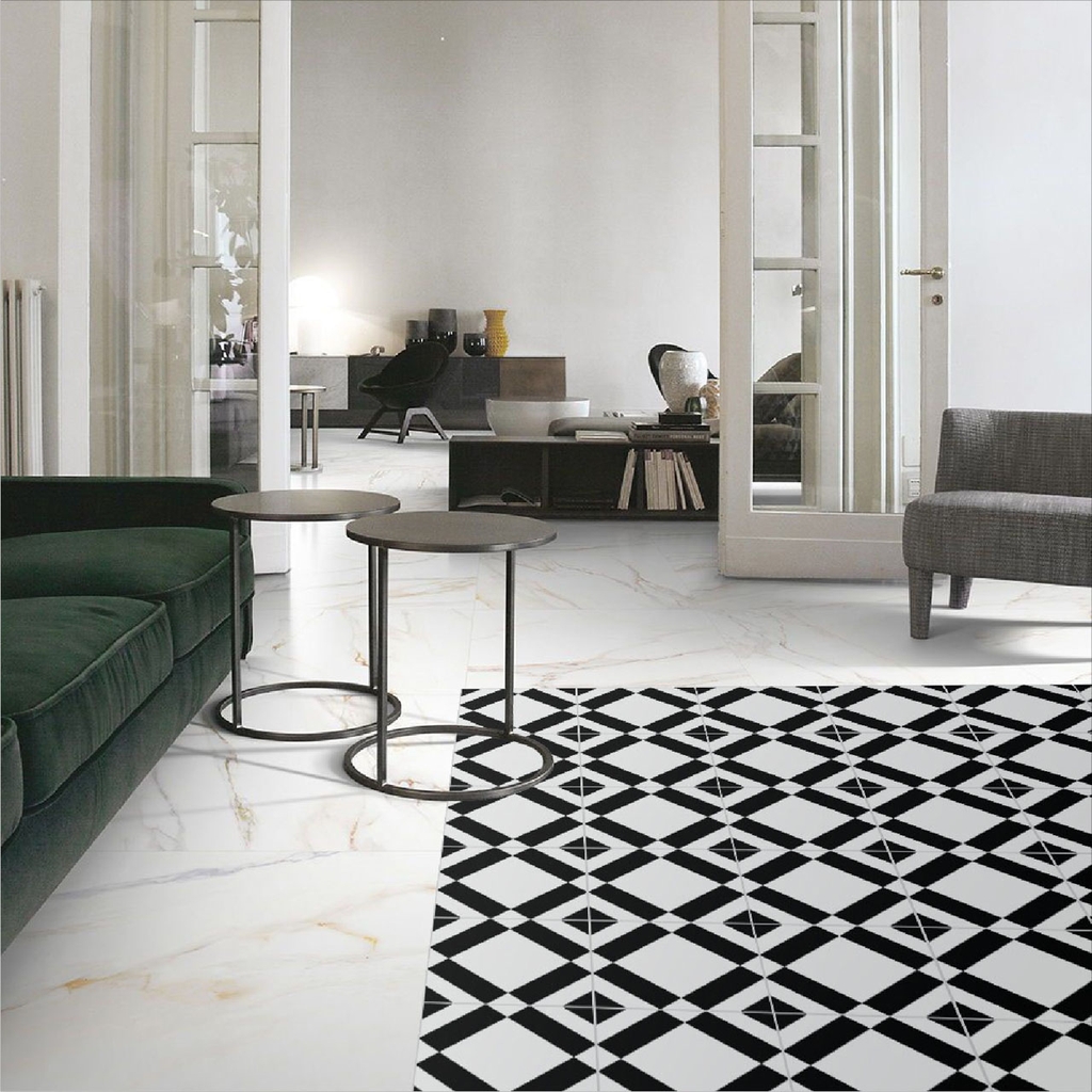 Decal Dán Sàn Nhà Họa Tiết Cổ Điển Cao Cấp