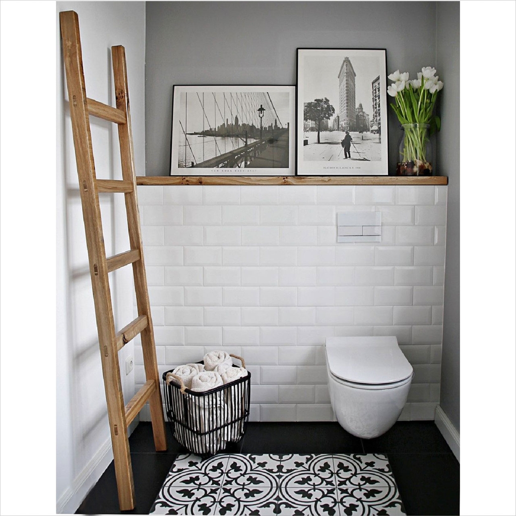 Decal Dán Sàn Nhà Họa Tiết Hoa Văn Giả Gạch Men Cao Cấp