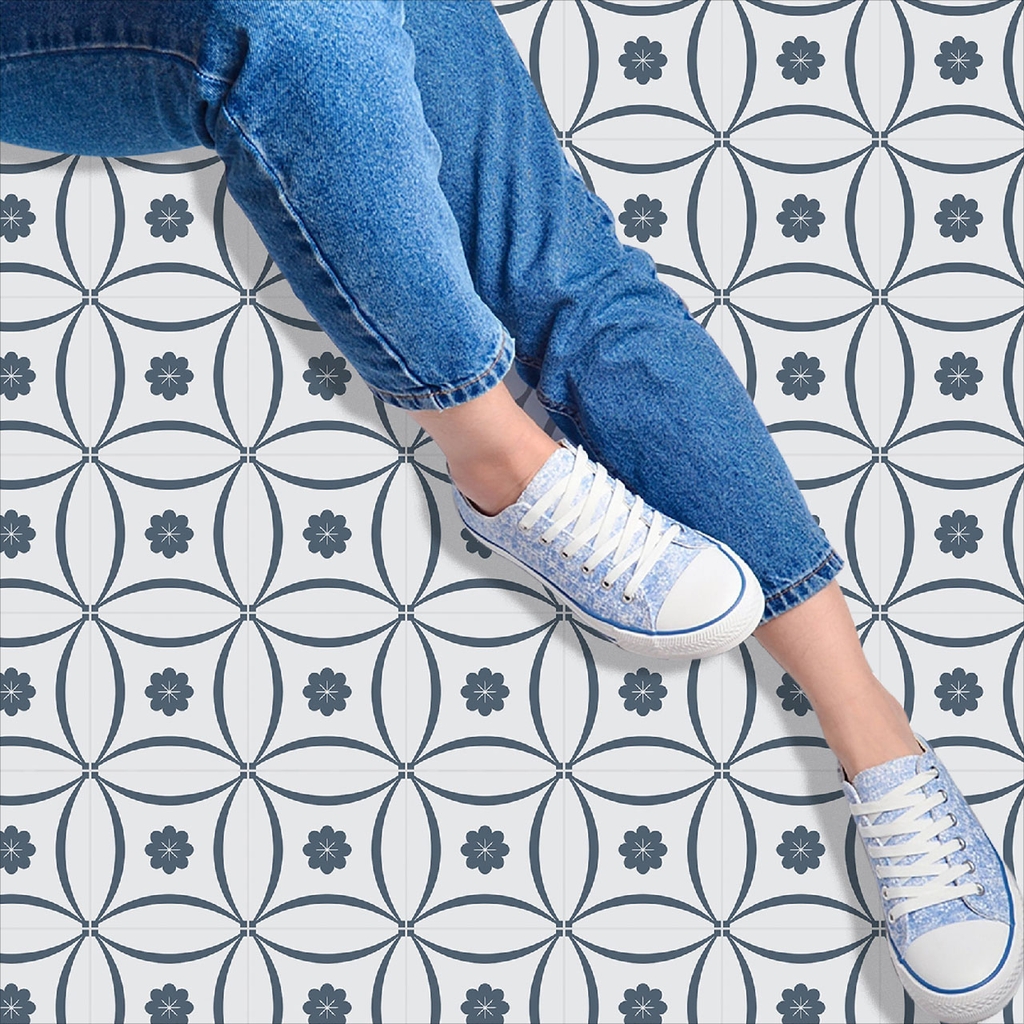 Decal Dán Sàn Nhà Họa Tiết Giả Gạch Men Cao Cấp